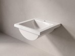 Vispool izlietne bez pārplūdes Q-150 505x477 mm, Balta 2