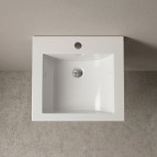 Vispool izlietne bez pārplūdes Q-150 505x477 mm, Balta 4