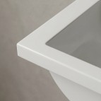 Vispool izlietne bez pārplūdes Q-150 505x477 mm, Balta 5