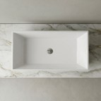 Vispool izlietne bez pārplūdes Q1 700x350 mm, Balta 5