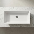 Vispool izlietne bez pārplūdes Q2 680x340 mm, Balta 3