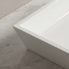 Vispool izlietne bez pārplūdes Q3 660x330 mm, Balta 5