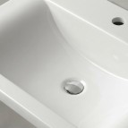 Vispool izlietne bez pārplūdes Q-700 695x495 mm, Balta 5