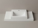 Vispool izlietne bez pārplūdes Q-900 89x54 mm, Balta 4
