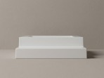 Vispool izlietne bez pārplūdes Q-900 89x54 mm, Balta 5
