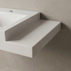 Vispool izlietne bez pārplūdes Q-900 89x54 mm, Balta 6