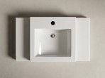 Vispool izlietne bez pārplūdes Q-900 89x54 mm, Balta 8