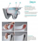 VitrA S50 RIM-EX Wall WC pods ar universālu izvadu un Soft Close vāku 7