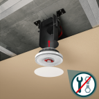ComfoValve Luna E125, nosūces difuzors 125 mm, Melns 8