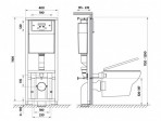 Инсталляция  WC CERSANIT LINK 3