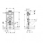 Инсталляция Duofix Omega 98cm 2