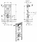 Инсталляция Duofix Omega 112cm 2