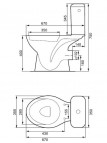 WC kompakts MITO 010 3/6 ar vāku  3