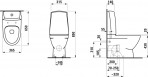 Pro Nordic Rimless pods 360x650 mm + SC vāks, Balts 3