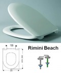 Cedo WC vāks Rimini beach, balts 3
