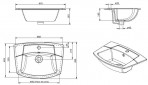 Millenium раковина 61x45 cm 2