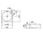 WT.MC450H izlietne 45x45.5 cm 2