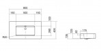 WT.PR800 izlietne 80x40.5 cm 2