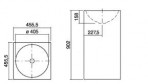 WT.RX450MC.1 izlietne 45.5x45.5 cm 2