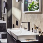 Xelu Q Izlietne ar plauktu kreisajā pusē 800/480, SmartClean, balta 3
