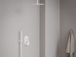 Zemapmetuma maisītājs vannai/dušai Eleganta, balts samts 5