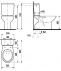 Zeta pods, vertikāls izvads, balts 2