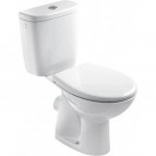 Zeta pods ar cisternu+vāks horizontāls izvads, pievads-apakšas, Balts