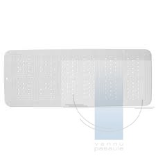 Unilux pretslīdošais paklājs, 35x90 cm, PVC, balts 1